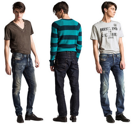 Diesel коллекция мужской одежды джинсы 2014 модели 4-6