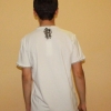 белая футболка с принтом popey - Фото №1