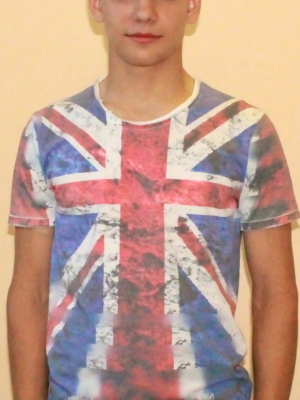 Купить футболка с британским флагом